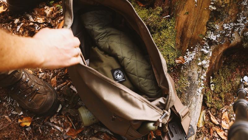 Inside the satchel
