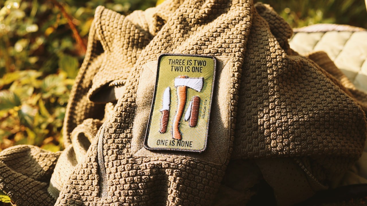 Helikon-Tex-Patch an der Tasche